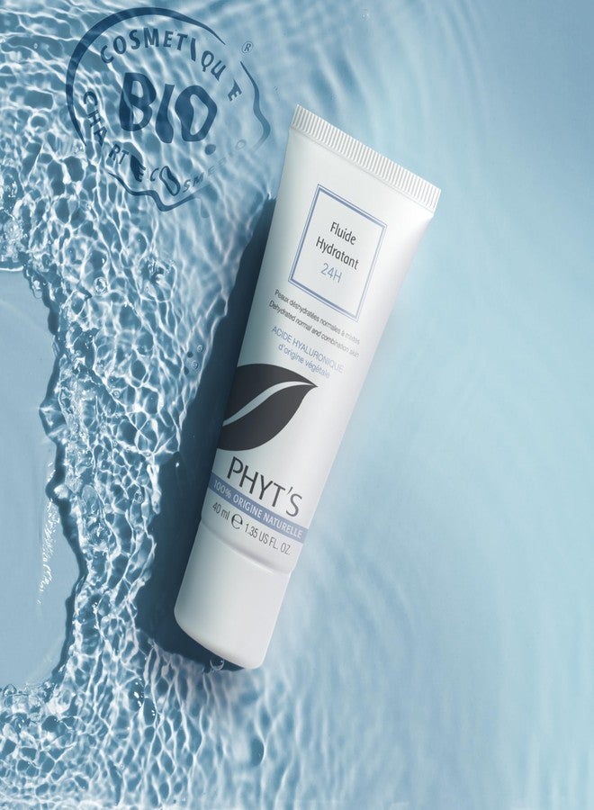 PHYT'S Phyts 24H Moisturizing Fluid - Face Moisturizer with Aloe Vera Extract - Restores Hydration and Reduces Shine - Face Cream for Supple Skin - 1.35 oz - Image 2